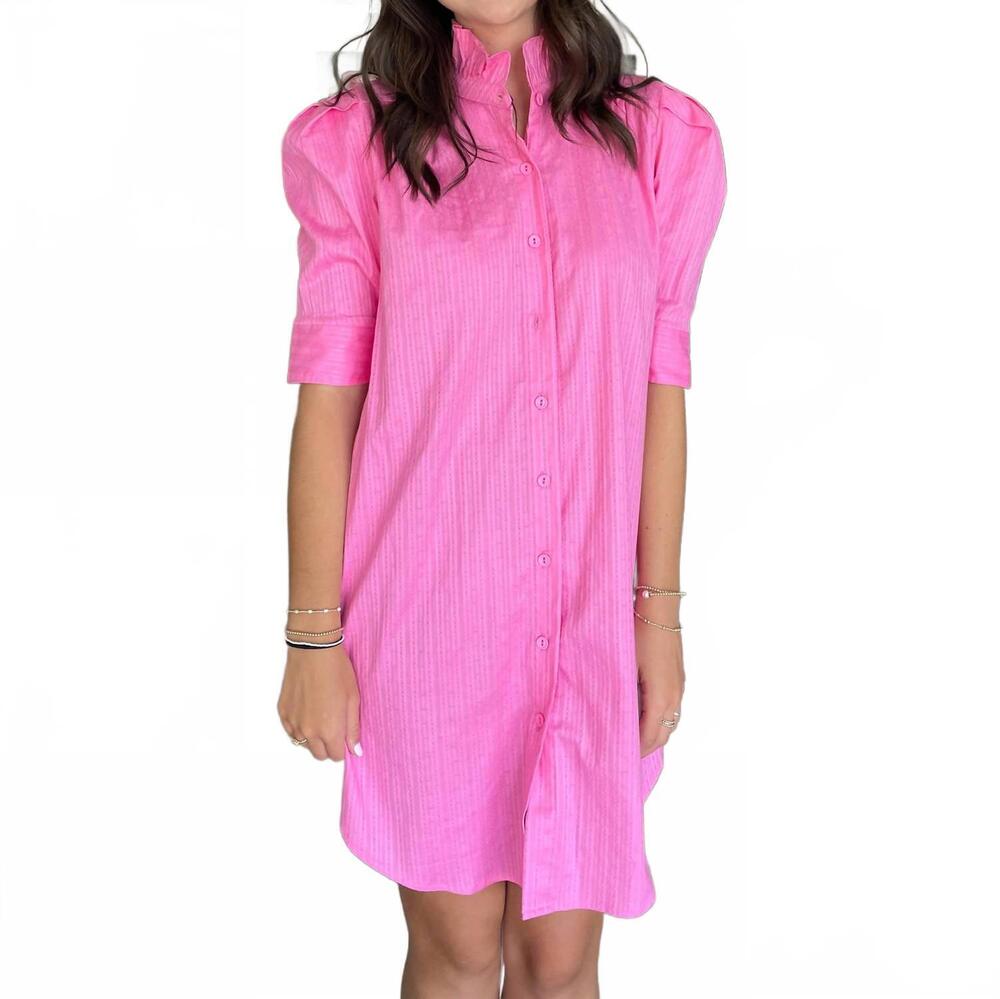 NEW ADRIENNE callie midi dress in pink